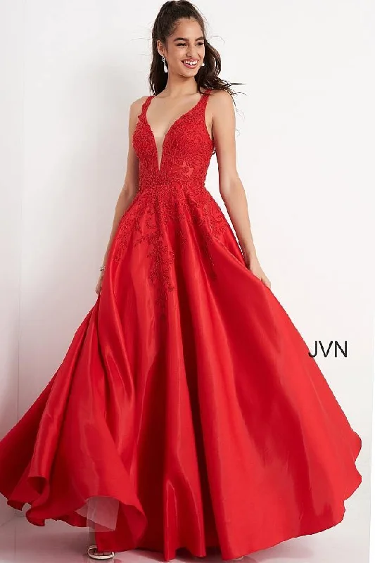 Jovani 04590 Long Sleeveless Prom Dress