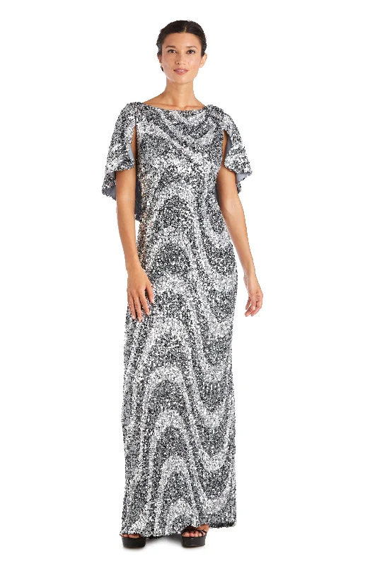 R&M Richards 7510 Long Sequin Formal Dress