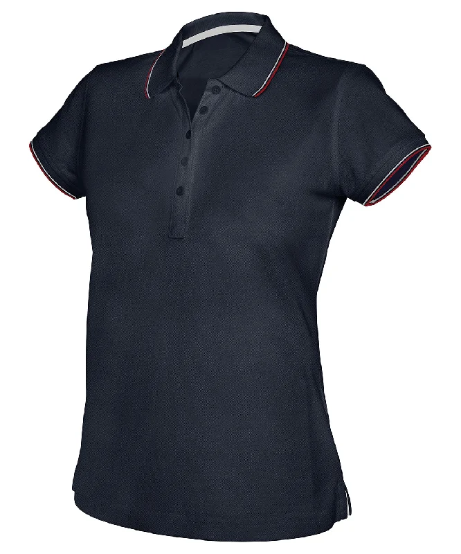 Navy - Women's short sleeve polo shirt