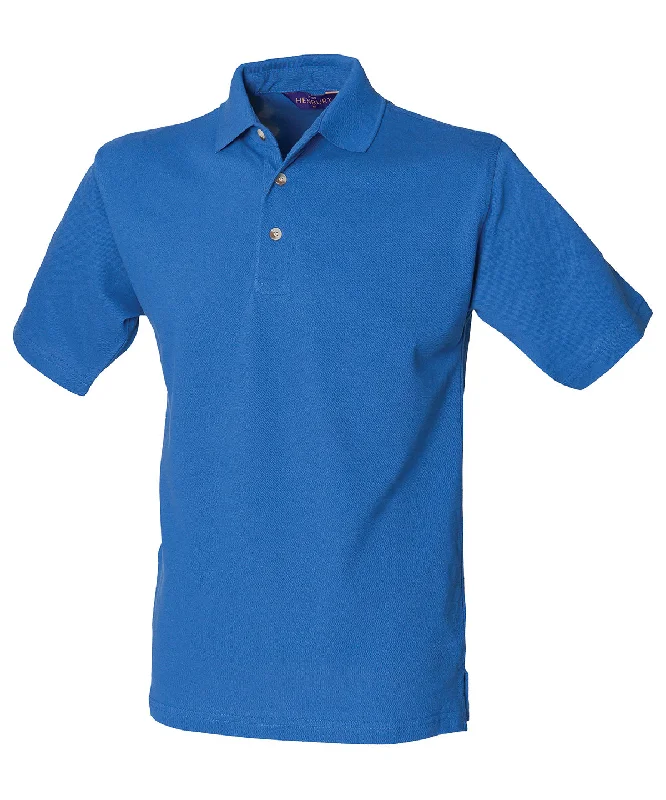 Royal* - Classic cotton piqué polo with stand-up collar