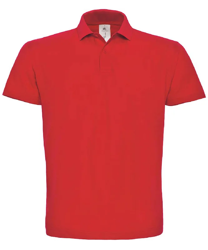 Red - B&C ID.001 polo