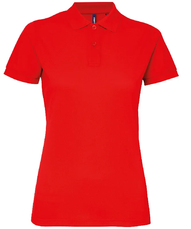 Red - Women’s polycotton blend polo