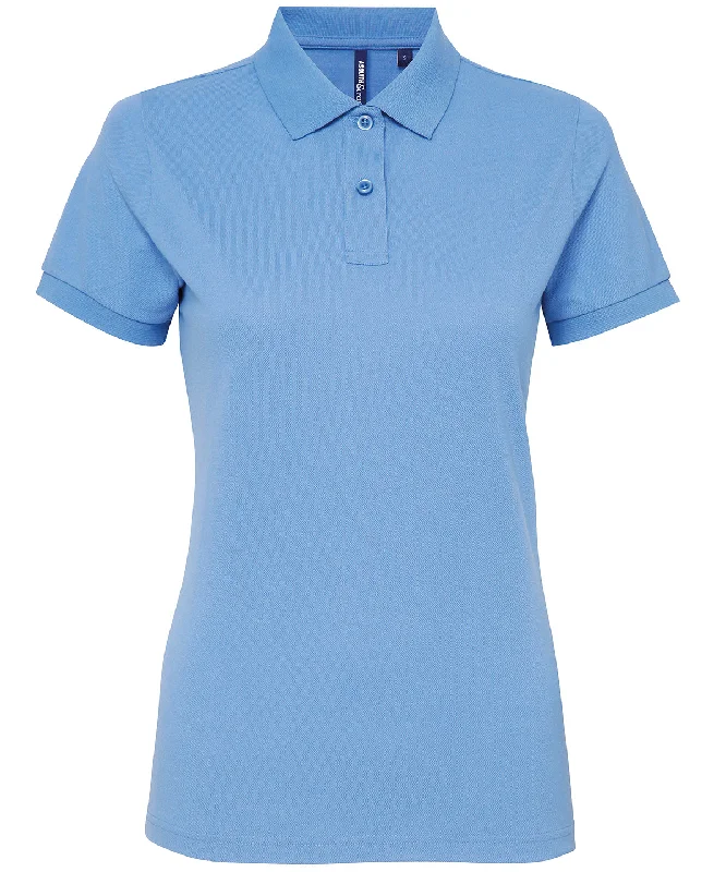 Cornflower - Women’s polycotton blend polo