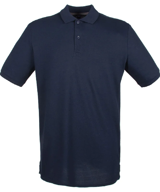 Oxford Navy* - Micro-fine piqué polo shirt