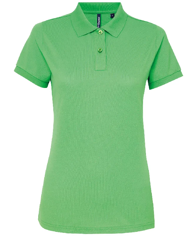 Lime - Women’s polycotton blend polo