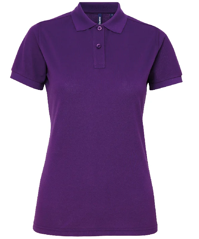 Purple - Women’s polycotton blend polo