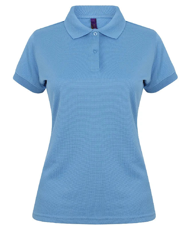 Mid Blue - Women's Coolplus® polo shirt