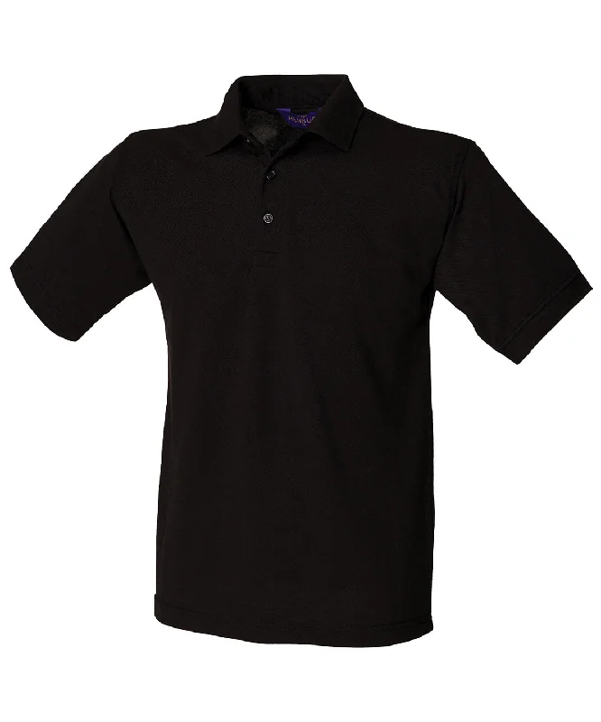 Black* - 65/35 Classic piqué polo shirt