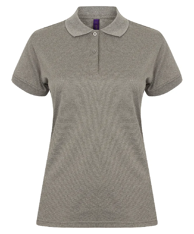 Heather Grey - Women's Coolplus® polo shirt