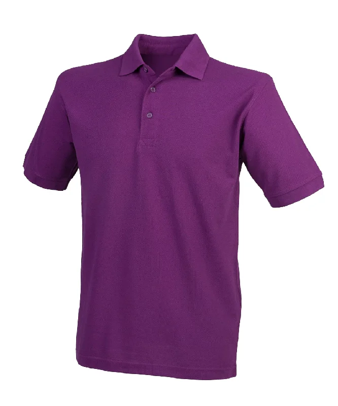 Magenta - 65/35 Classic piqué polo shirt