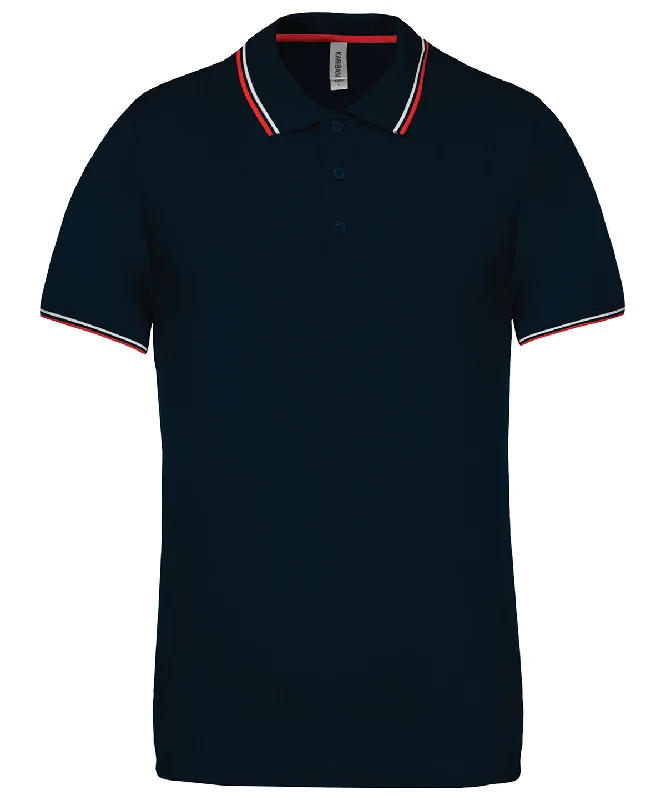 Navy - Short sleeve polo shirt