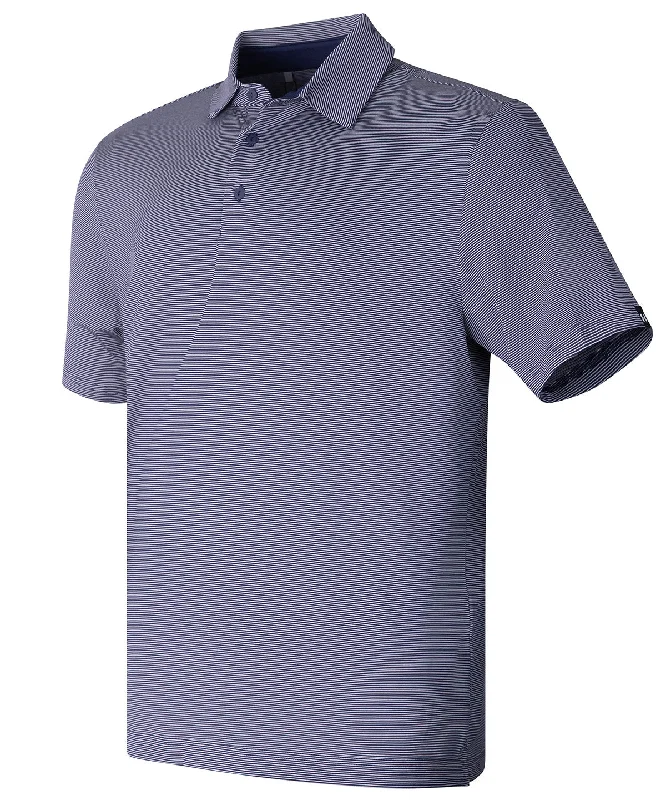 Midnight Navy/Downpour Grey/Black - UA playoff 3.0 stripe polo LB – microstripe