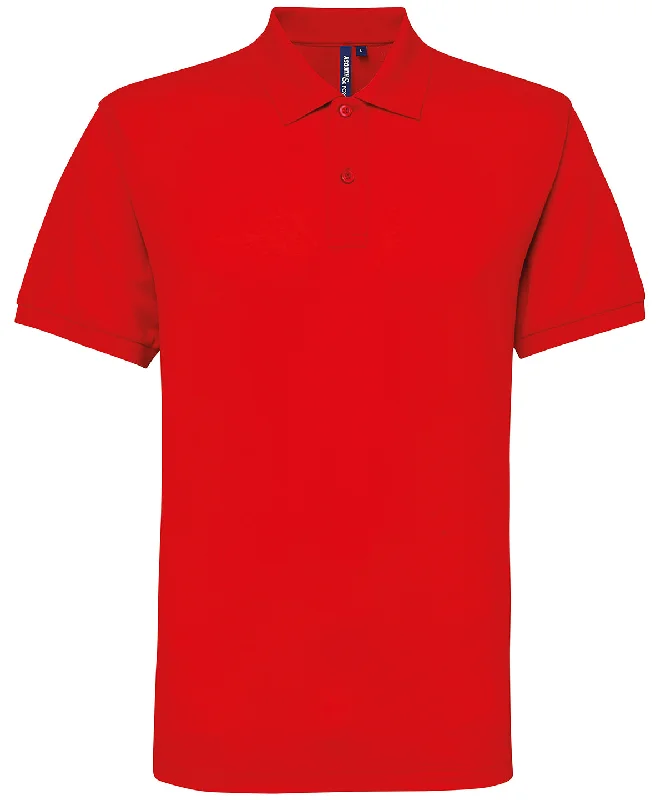 Red* - Men’s polycotton blend polo