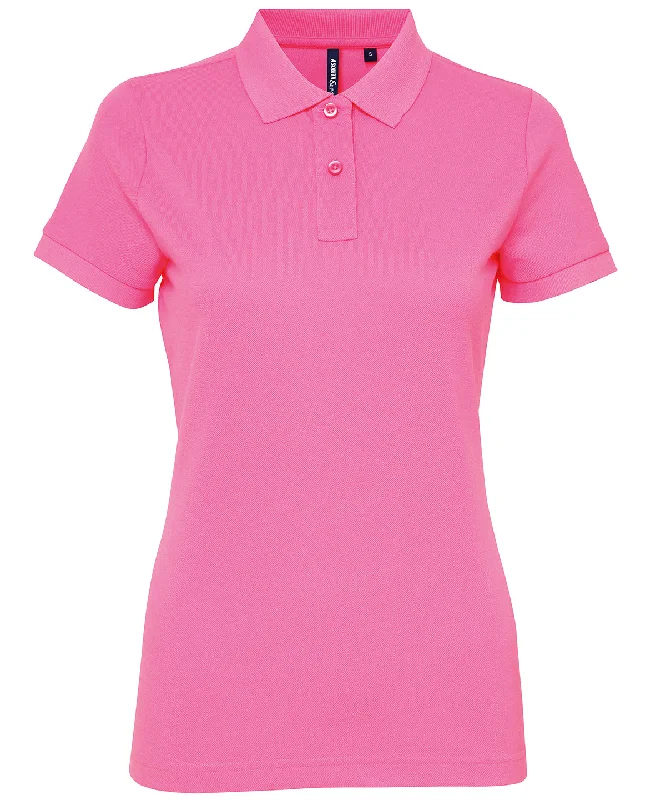 Neon Pink - Women’s polycotton blend polo