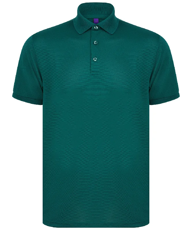 Bottle Green - Recycled polyester polo shirt