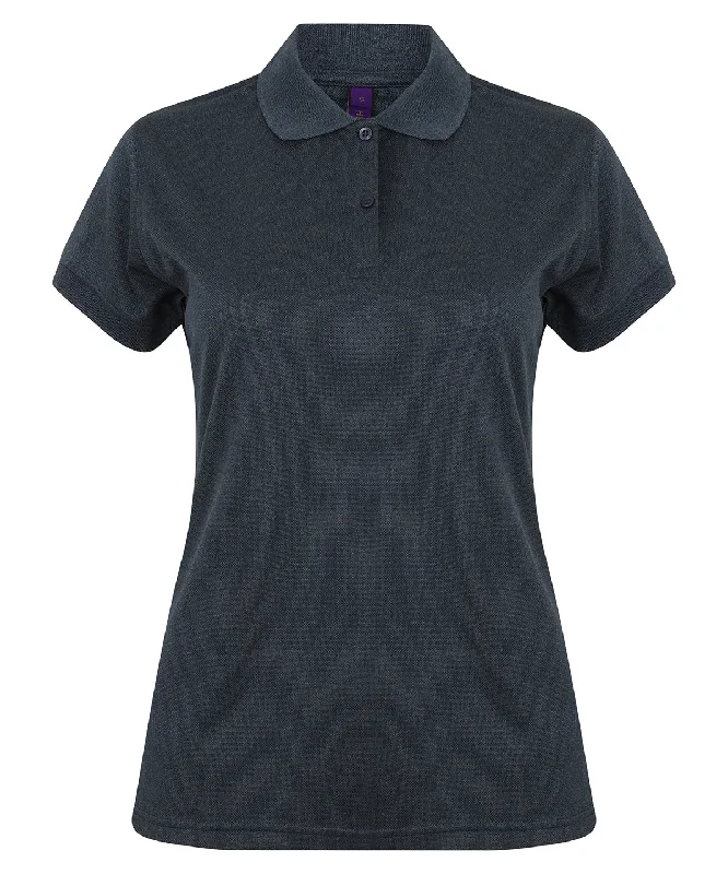 Heather Navy - Women's Coolplus® polo shirt