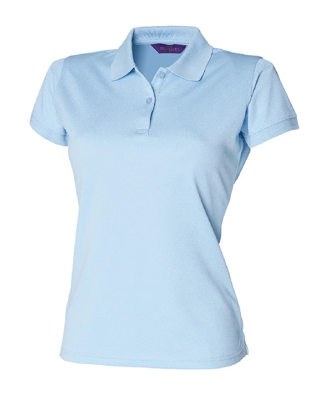 Light Blue - Women's Coolplus® polo shirt