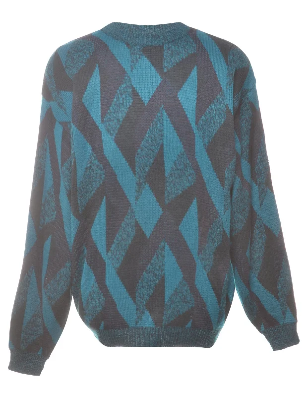 Geometric Pattern Jumper - L