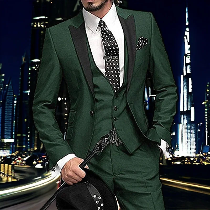 Men's Three-piece Suit Bridegroom Best Man Wedding Suit Men