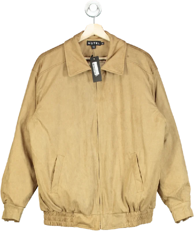 Motel Tan Cavita Jacket Faux Suede UK XS