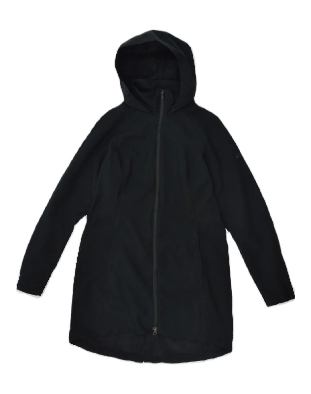 COLUMBIA Womens Hooded Rain Jacket UK 14 Medium Black