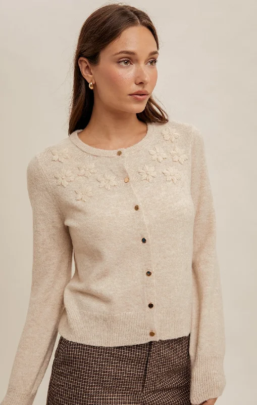 Adele Flower Cardigan