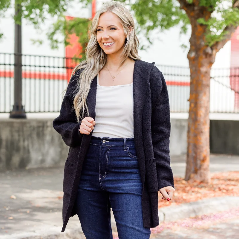 Fall Beyond Cardigan, Black