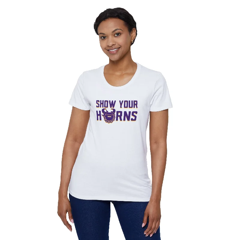 Women's Organic T - Show Your Horns