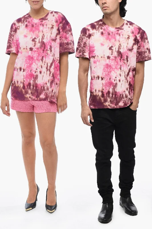 Ami Alexandre Mattiussi Crew Neck Tie Dye Cotton T-Shirt