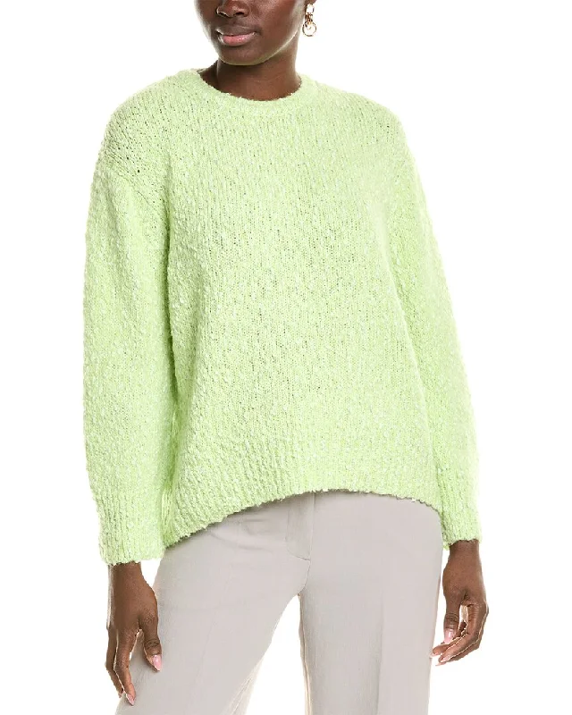 Lafayette 148 New York Donegal Mohair & Wool-Blend Pullover