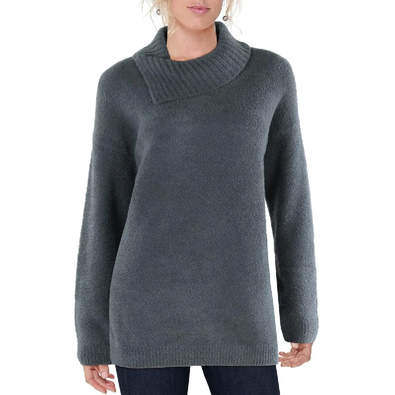 Cozychic Womens Cowl Neck Long Sleeve Pullover Sweater