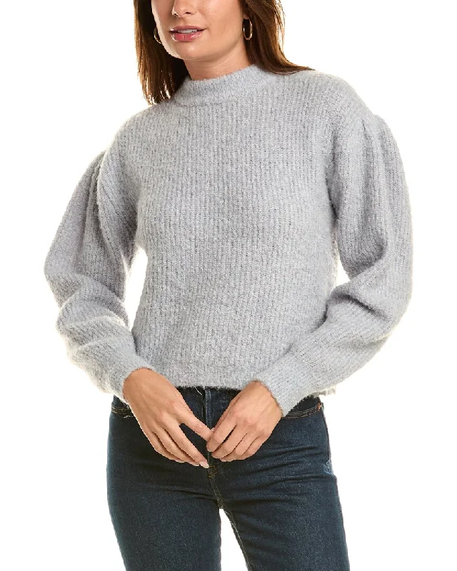 525 America Boucle Puff Sleeve Pullover