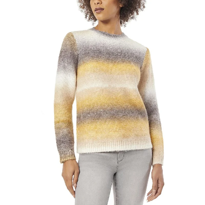 Womens Wool Blend Crewneck Pullover Sweater