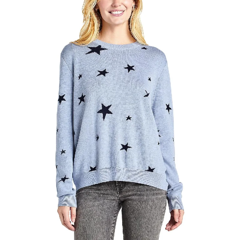 Natalie Womens Crewneck Long Sleeve Pullover Sweater