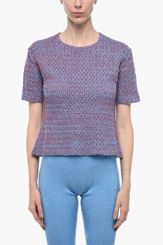 Jil Sander Knitted T-Shirt with Reverse Stitchings