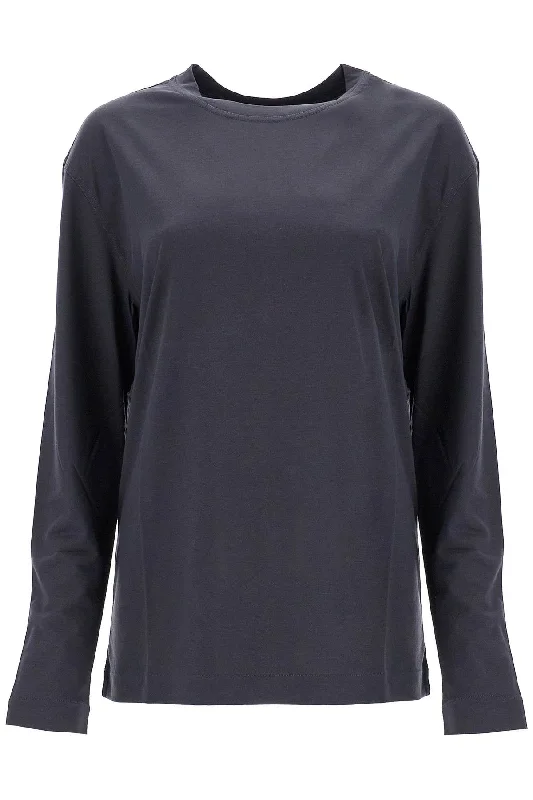 Lemaire Women's Long-Sleeved Silk T-Shirt For