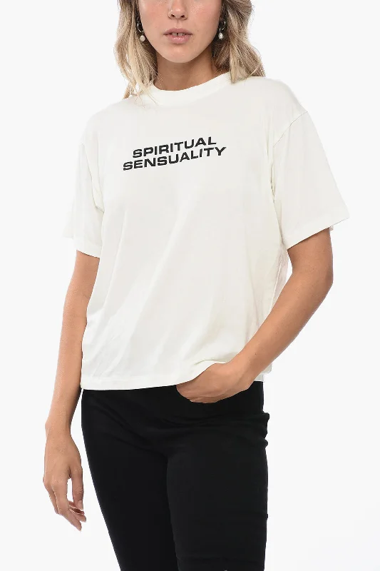 Liberal Youth Ministry Crew Neck SPIRITUAL SENSUALITY Printed T-Shirt