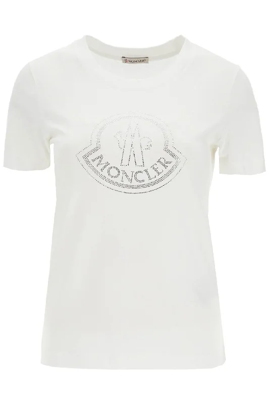 Moncler Women's 'Logo Rhinestone T-Shirt