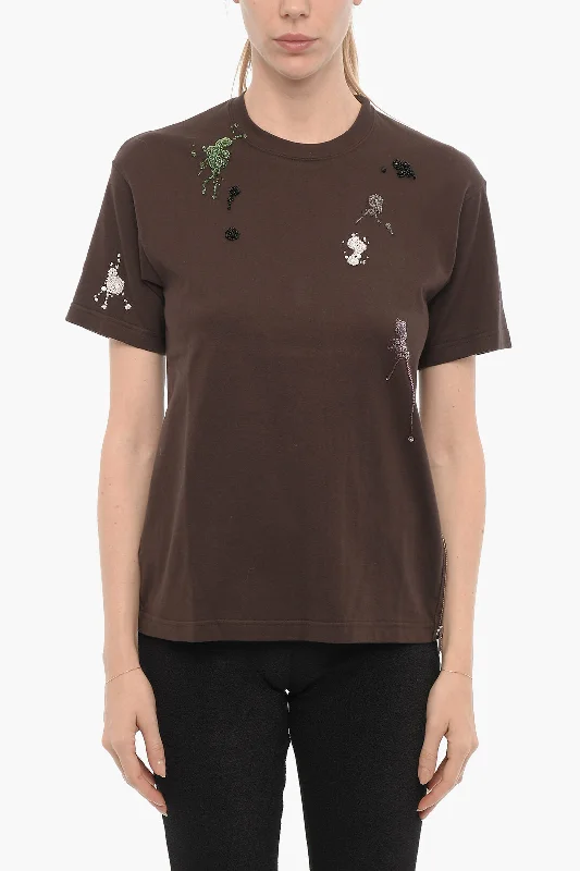 Undercover JUN TAKAHASHI Beads Embellished Crew-neck T-shirt