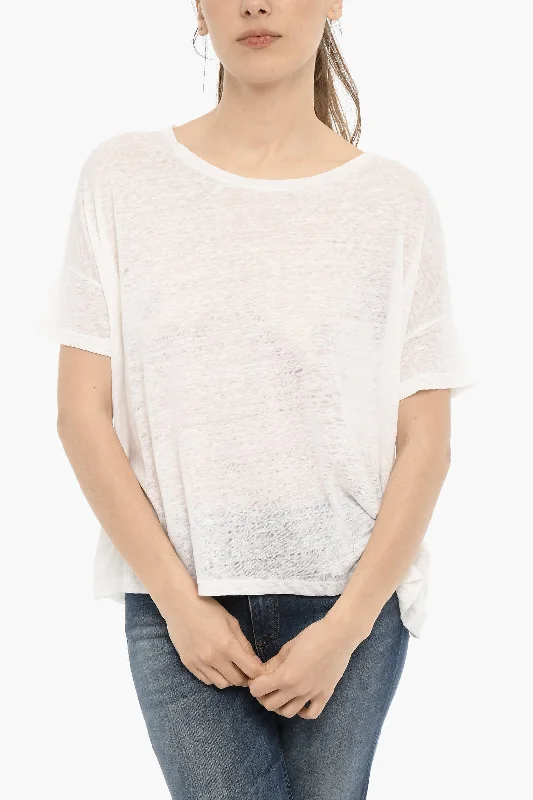 Woolrich Linen Crew-Neck T-shirt