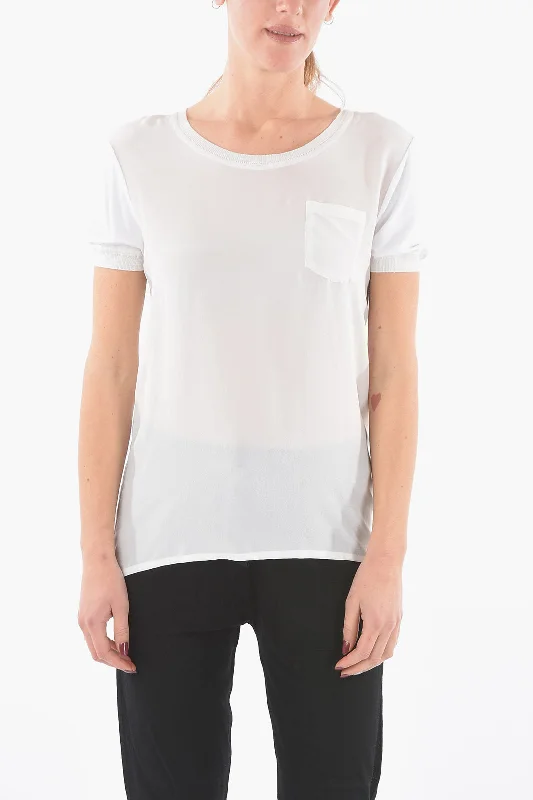 Woolrich See-through Silk SOFT T-shirt