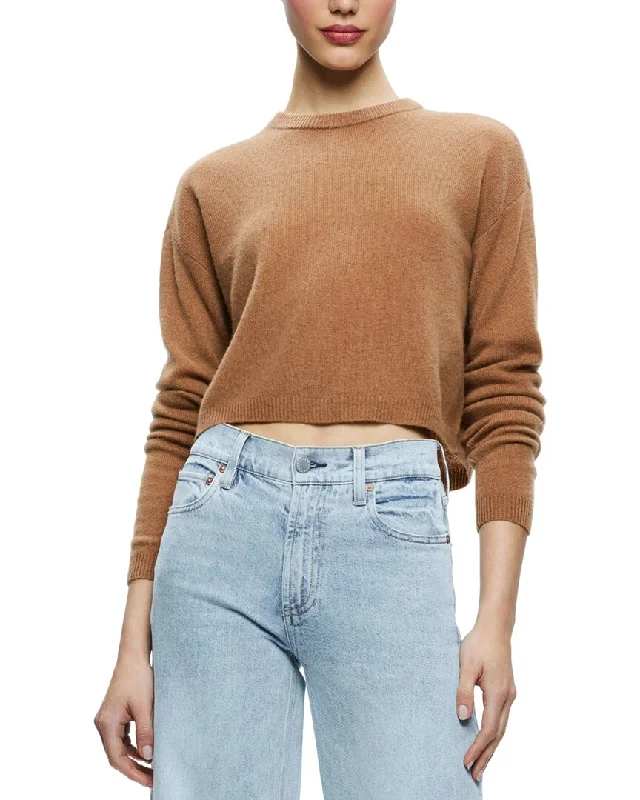 alice + olivia Sherrell Cashmere Pullover