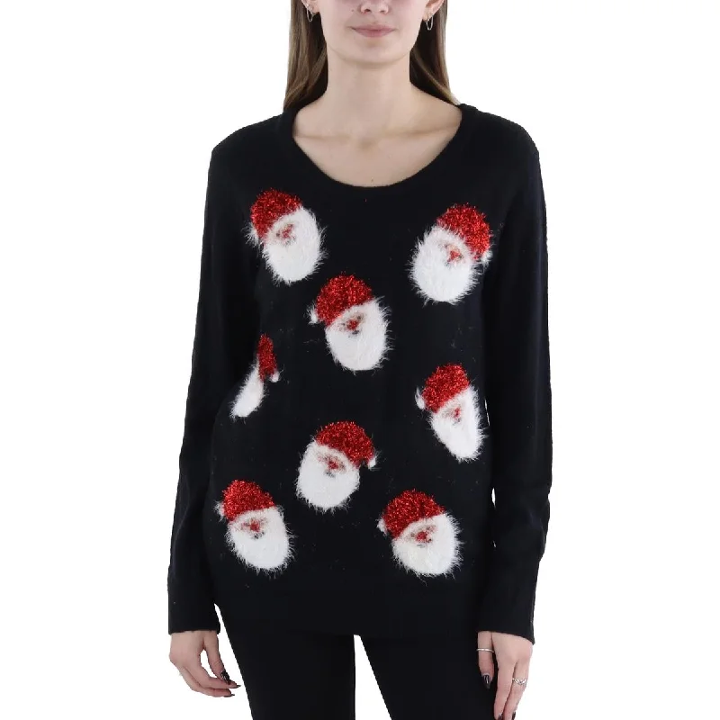 Lisa International Womens Christmas Santa Pullover Sweater