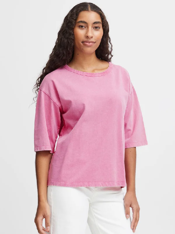 B Young ByTrollo SS T-Shirt Pink