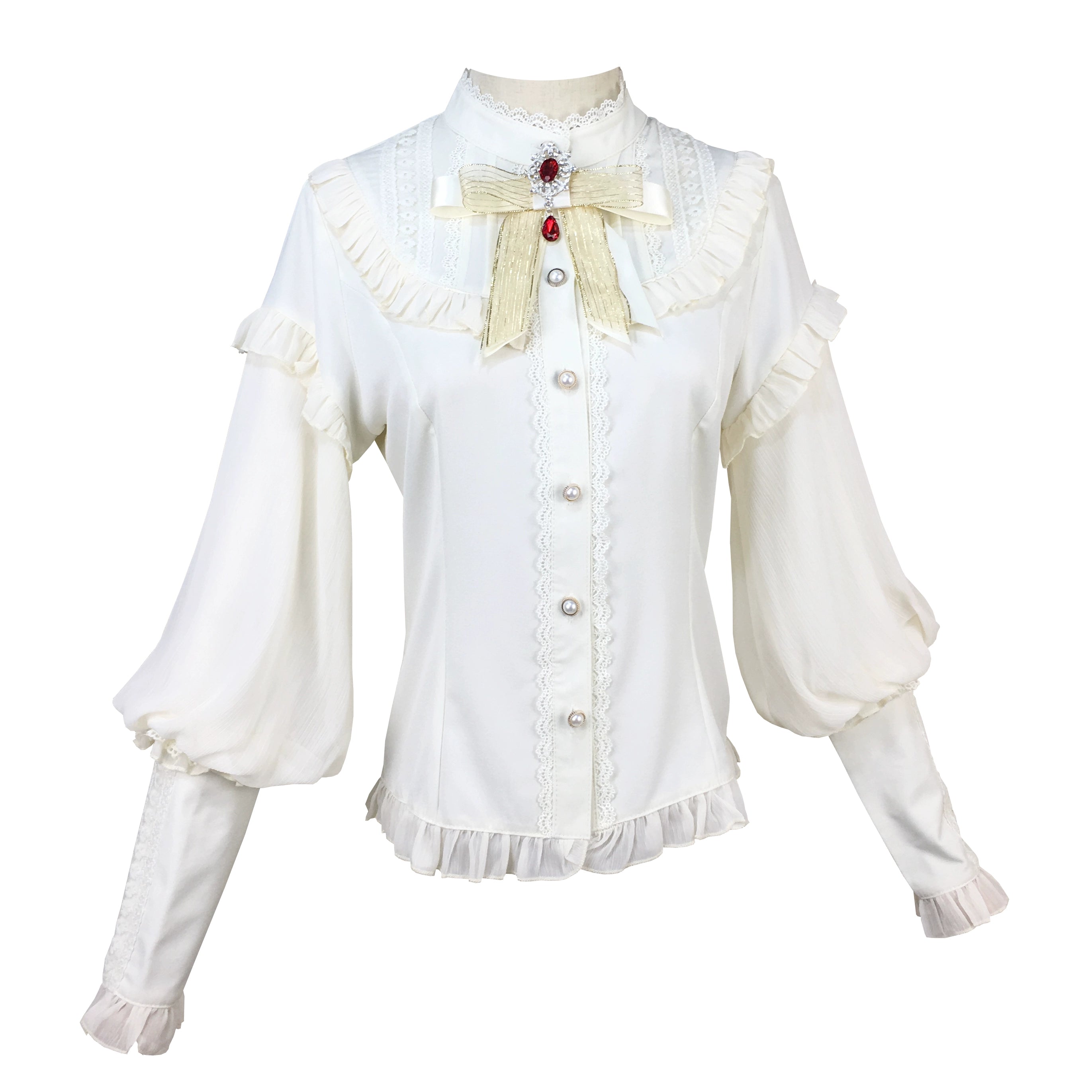 Princess Tailor Lolita~Classic Lolita Blouse Mutton Sleeves Thick Lolita Shirt