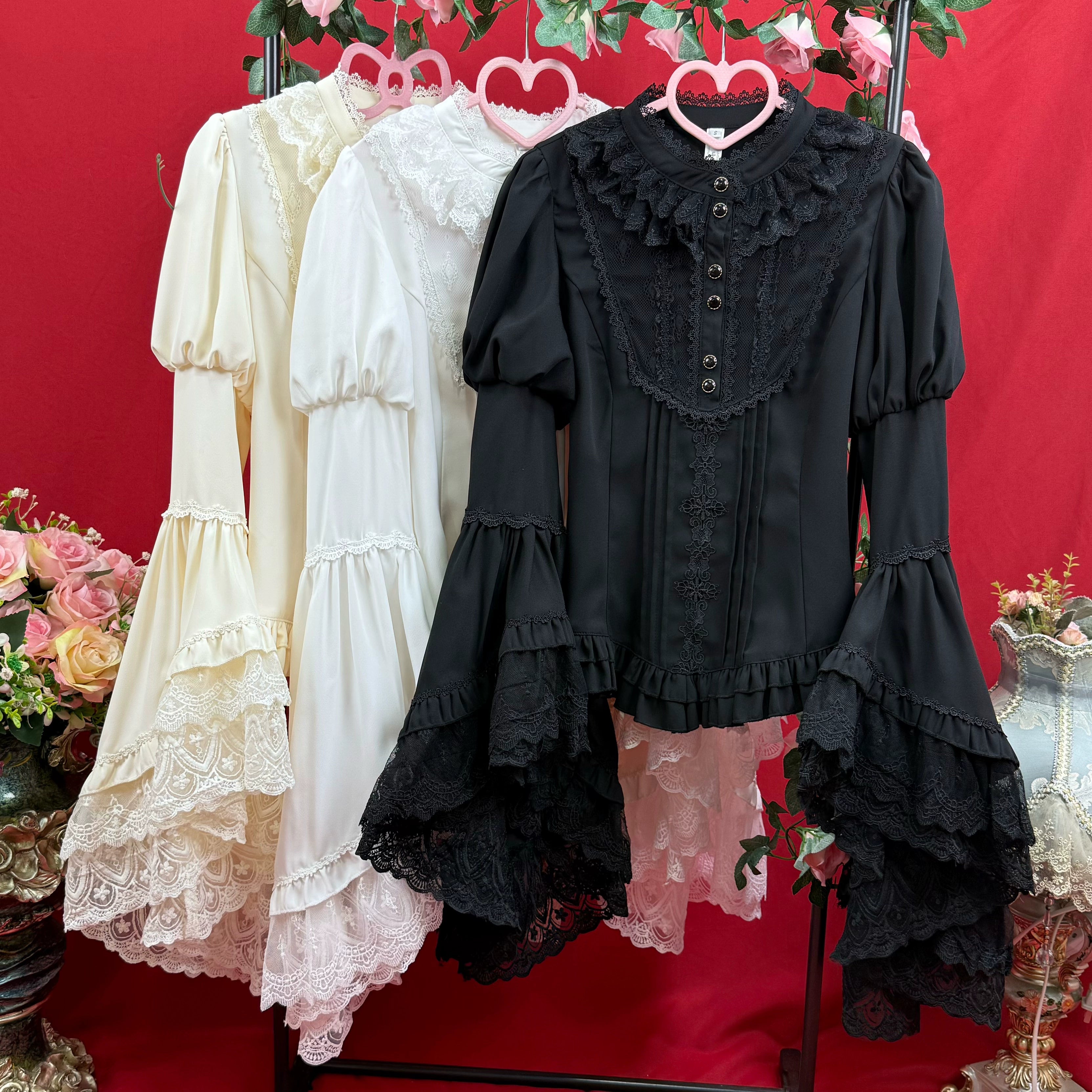 DMFS Lolita~Classic Lolita Blouse Princess Sleeves Lolita Shirt