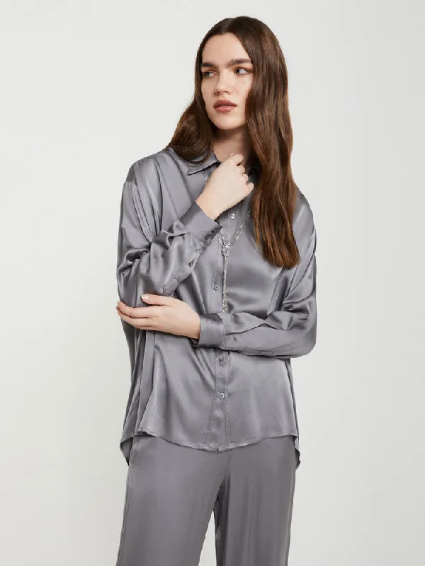 Ottod'Ame Viscose Shirt Grey