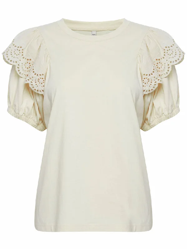 Pulz PzSia T-Shirt Cream