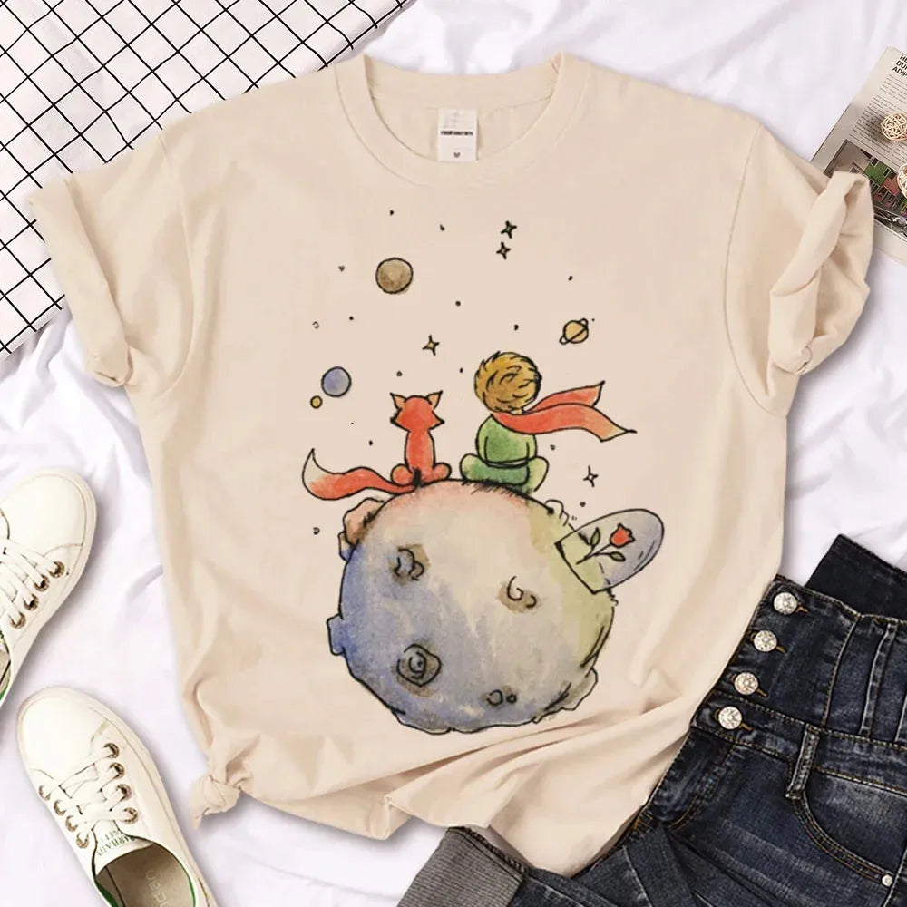 The Little Prince Tee women harajuku tshirt girl 2000s clothing