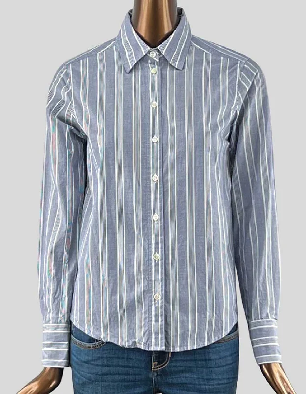 Banana Republic Chambray Button-Front Shirt - X-Small